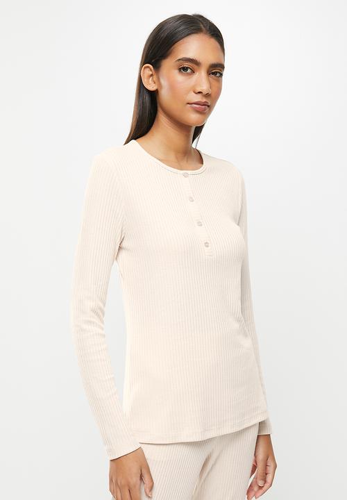 Superbalist - Rib sleep set - oatmeal