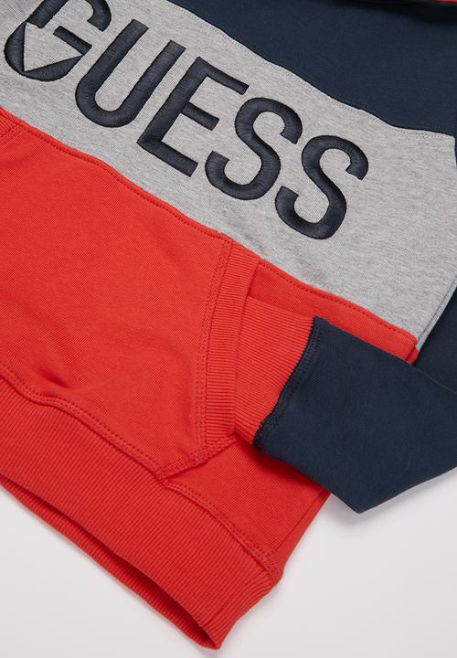 GUESS - Boys long sleeve pullover - navy 