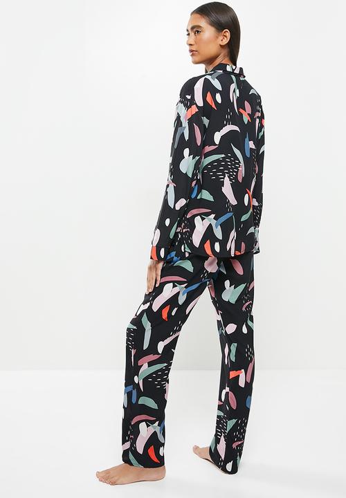 Superbalist - Sleep shirt & pants set - multi 