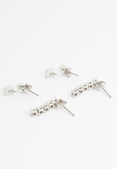 Superbalist - 2 Pack sterling silver studs - silver 