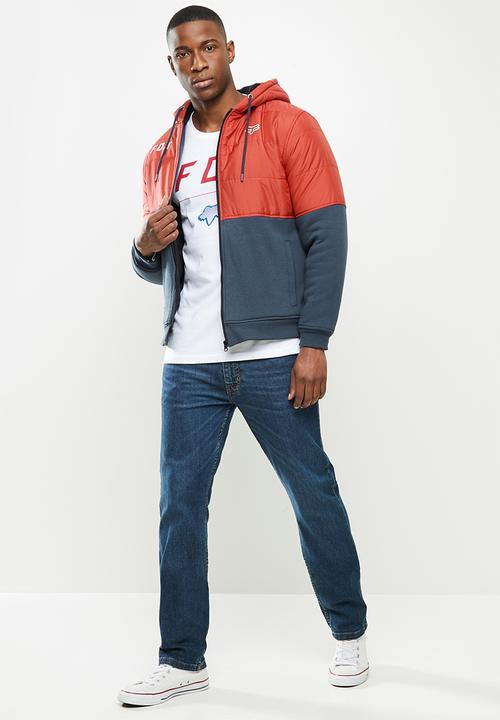 Fox - Lindon sasquatch - red & navy