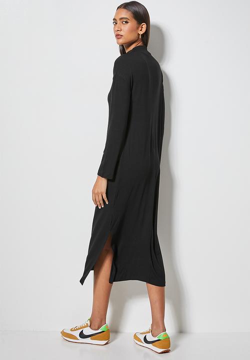 Superbalist - Knit colomn dress - black