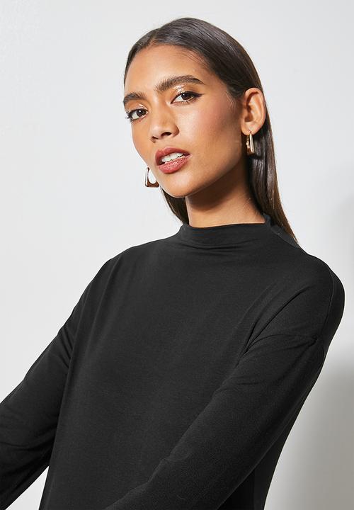 Superbalist - Knit colomn dress - black