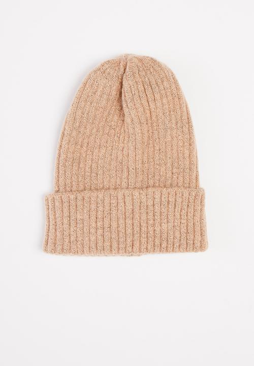 Superbalist - Knitted turn up beanie - light pink