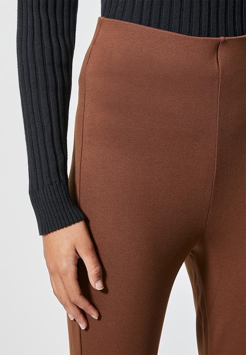 Superbalist - Premium ponti treggings - chocolate