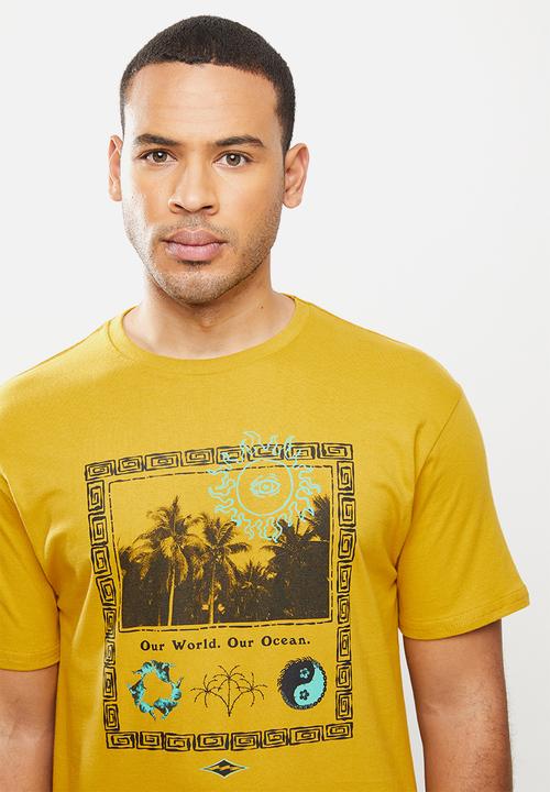 Billabong  - Our world tee - gold