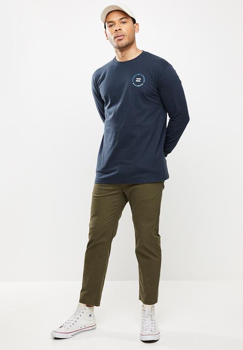 Billabong  - Adiv view long sleeve tee - navy