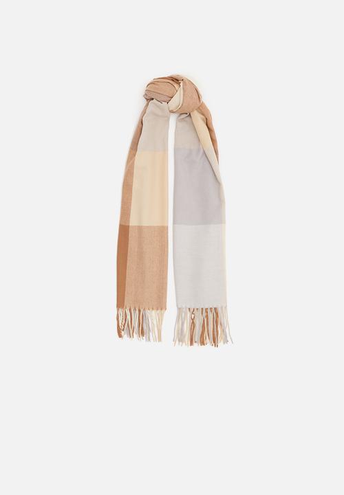 edit - Colourblock infinity scarf - multi