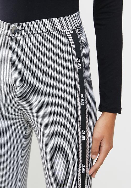 SISSY BOY - Hounding me legging - black & white