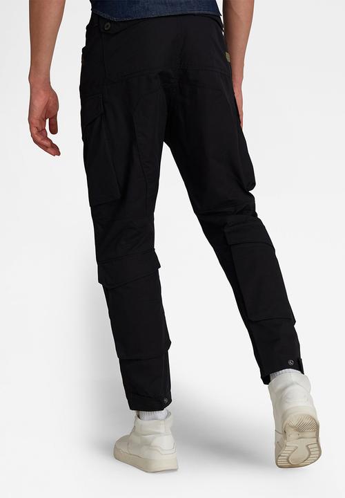 G-STAR - Jungle relaxed tapered cargo - dark black