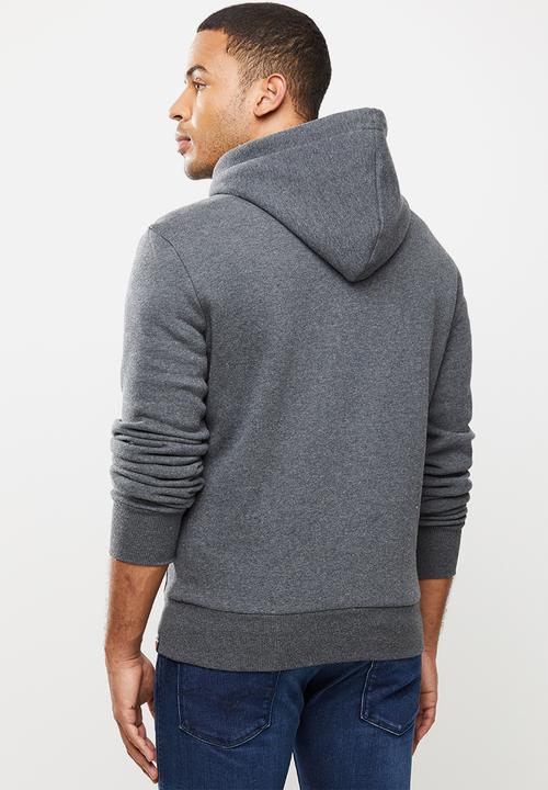 Superdry. - Rw classics hoodie - grey