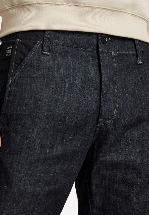 G-STAR - Worker chino denim short - rinsed