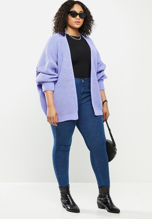 Missguided - Plus anarchy mid rise skinny jeans - blue