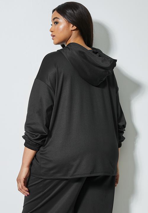 Superbalist - Premium ponti hoodie - black