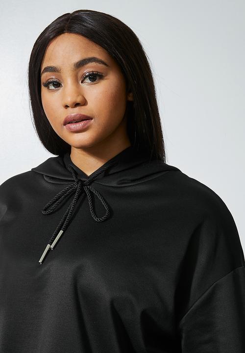 Superbalist - Premium ponti hoodie - black