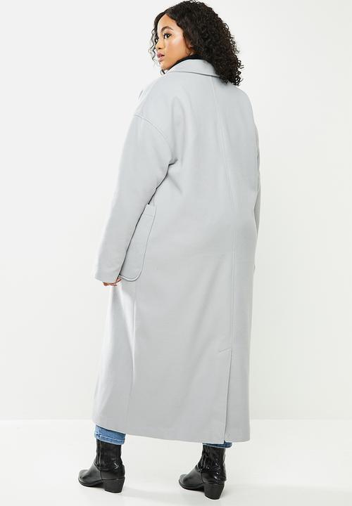 Missguided - Plus oversized longline - grey