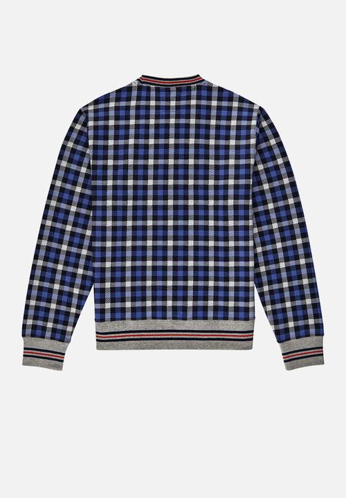 Converse - Todd snyder converse po plaid crew - navy