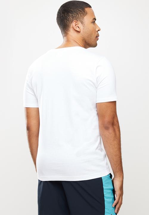 New Balance  - Nb athletics linear nb tee - white