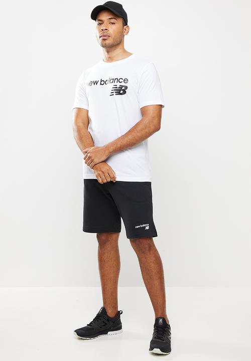 New Balance  - Nb classics core logo tee - white