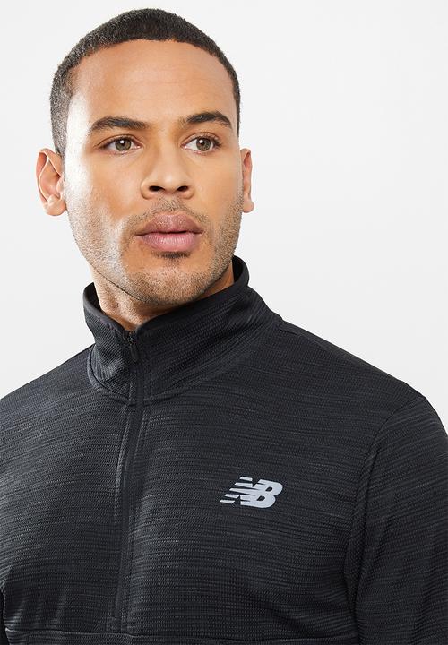 New Balance  - Tenacity quarter zip - black