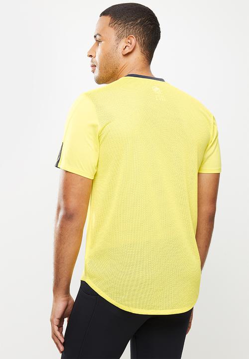 New Balance  - Fast flight short sleeve print - yellow