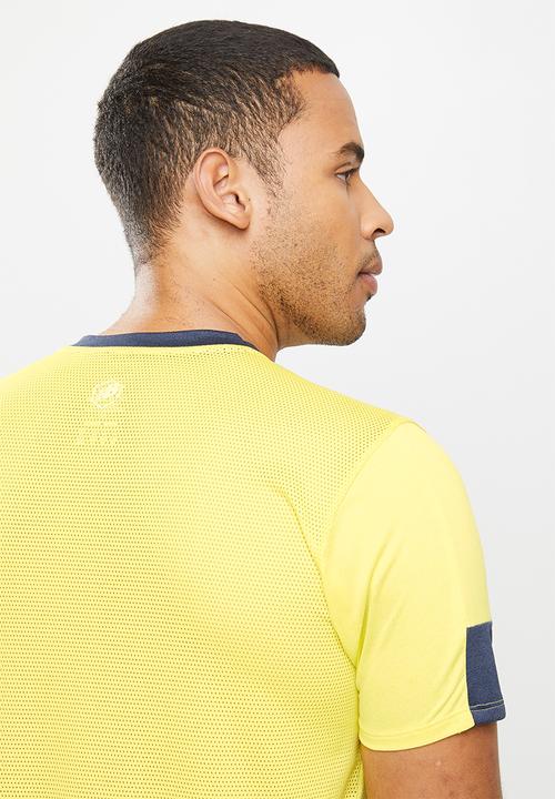 New Balance  - Fast flight short sleeve print - yellow