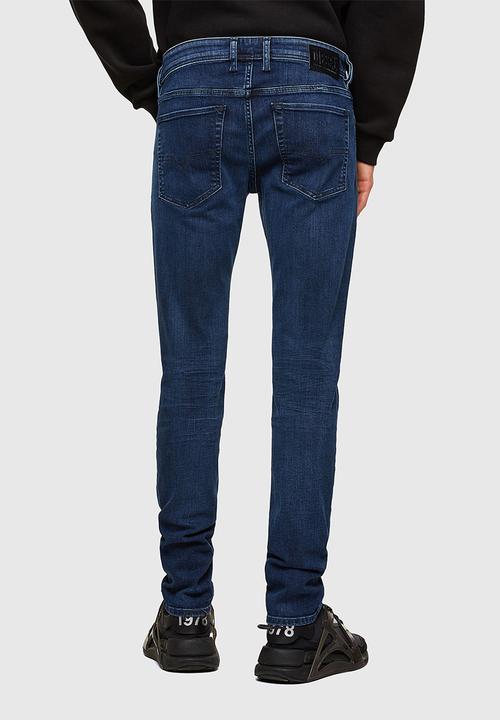 Diesel  - Sleenker-x l.32 trousers - mid blue