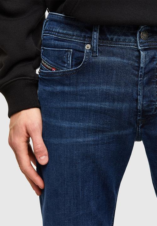 Diesel  - Sleenker-x l.32 trousers - mid blue