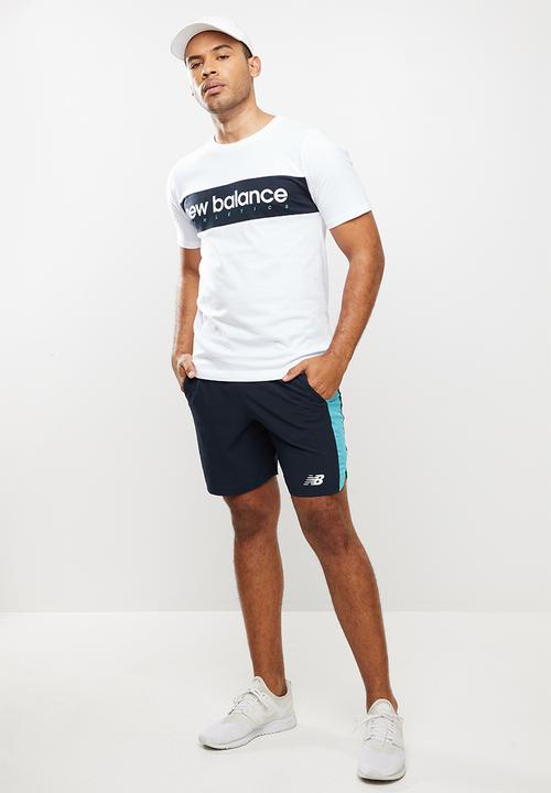 New Balance  - Tenacity 7in short - navy & blue