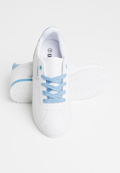 KANGOL - Girls lace up - white