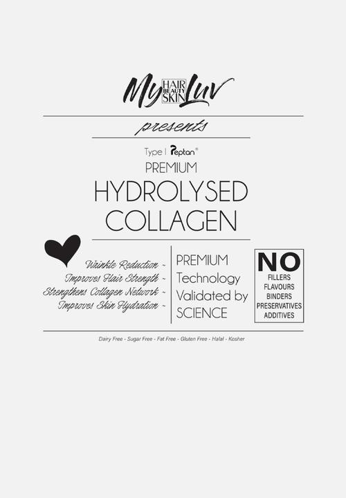 My Beauty Luv - Peptan Type 1 Premium Hydrolysed Collagen Capsules