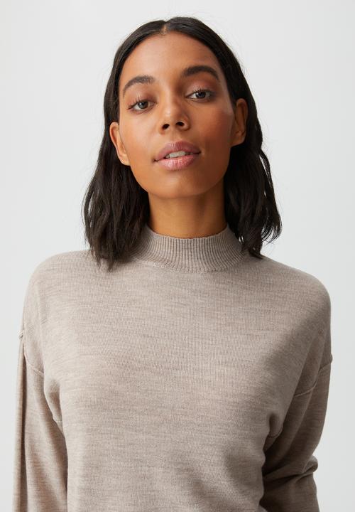 Cotton On - Wool crew neck pullover - taupe marle