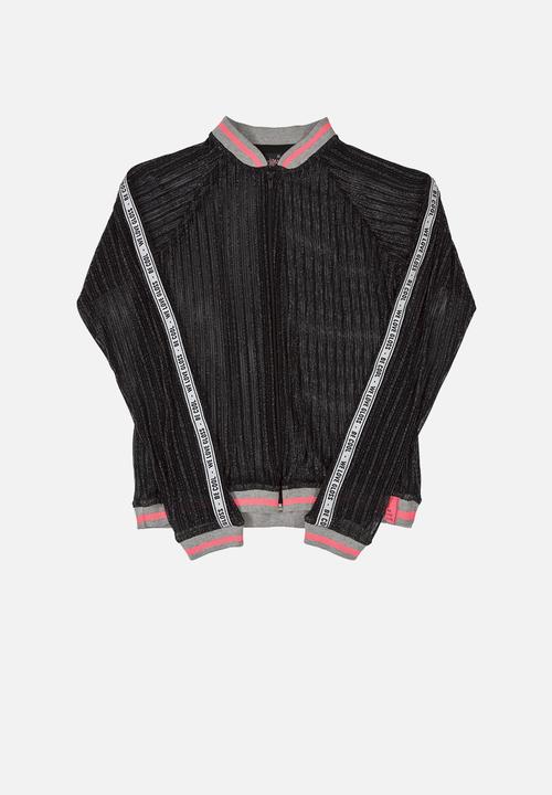 Gloss - Girls tulle jacket - black