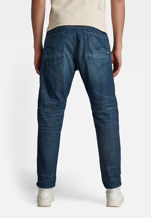 G-STAR - Grip 3d relaxed tapered - worn in atoll blue