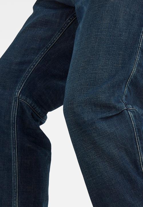 G-STAR - Grip 3d relaxed tapered - worn in atoll blue