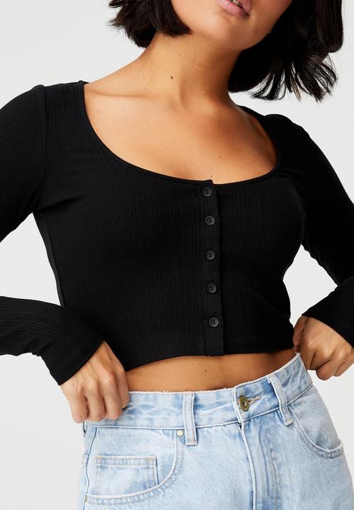 Cotton On - Britt lightweight cardi - black