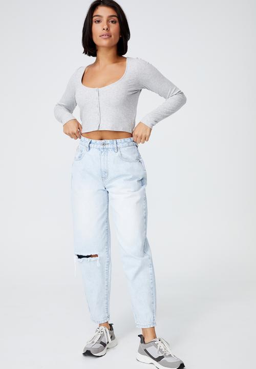 Cotton On - Britt lightweight cardi - light grey marle