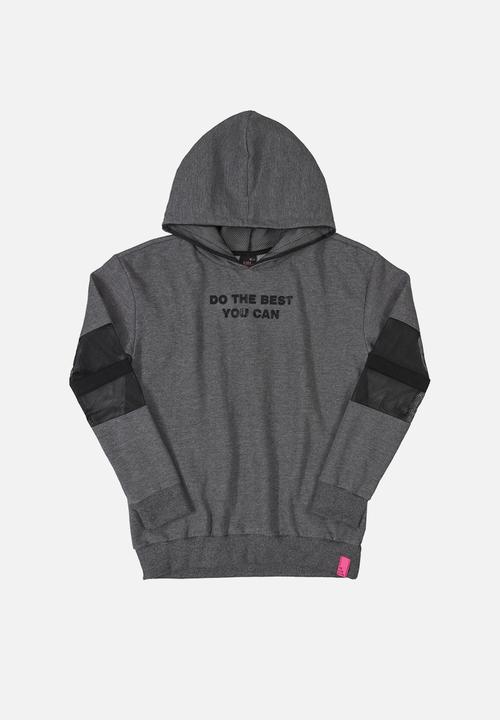 Gloss - Girls hooded sweatshirt - dark grey