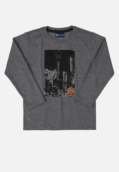 Quimby - Boys single jersey tee - dark grey