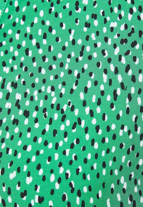 edit - Mandarin collar shirt - green 