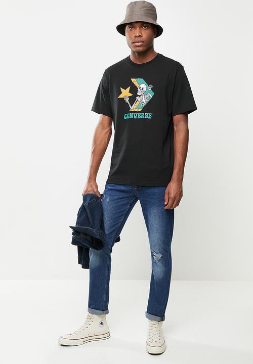 Converse - Rock star reaper graphic tee - black