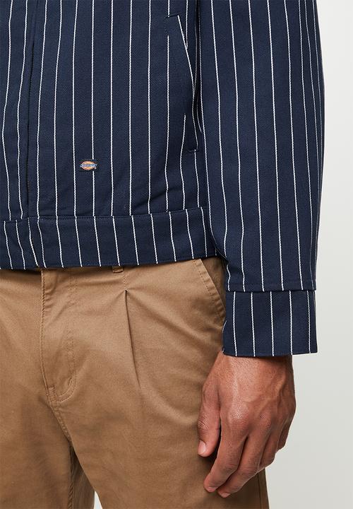 Dickies - Dickies stripe eisenhower jacket - navy & white