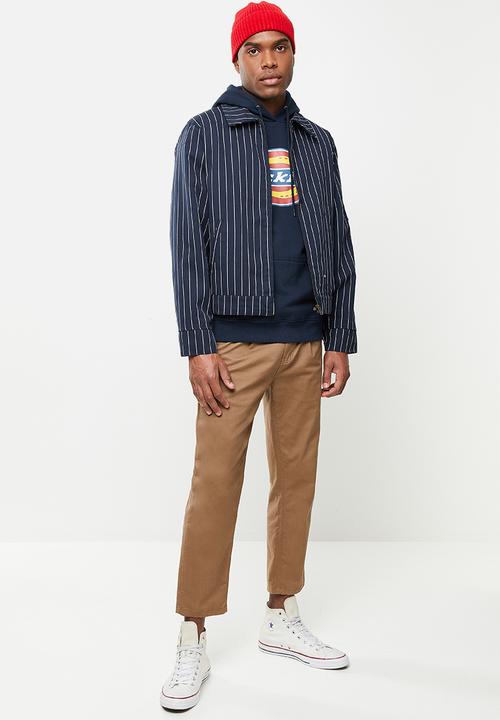 Dickies - Dickies stripe eisenhower jacket - navy & white