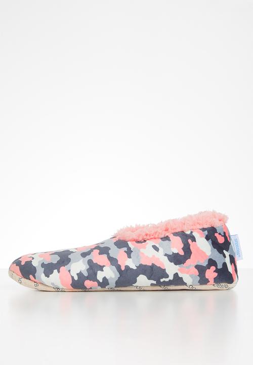 snoozies!® - Camo slipper - pink