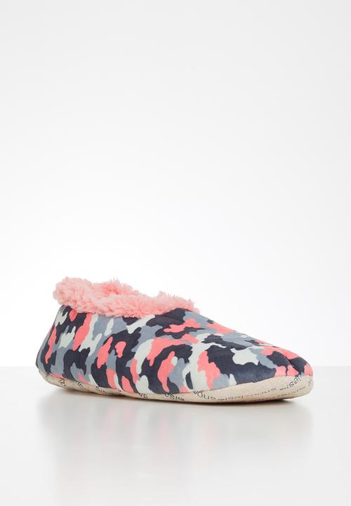 snoozies!® - Camo slipper - pink