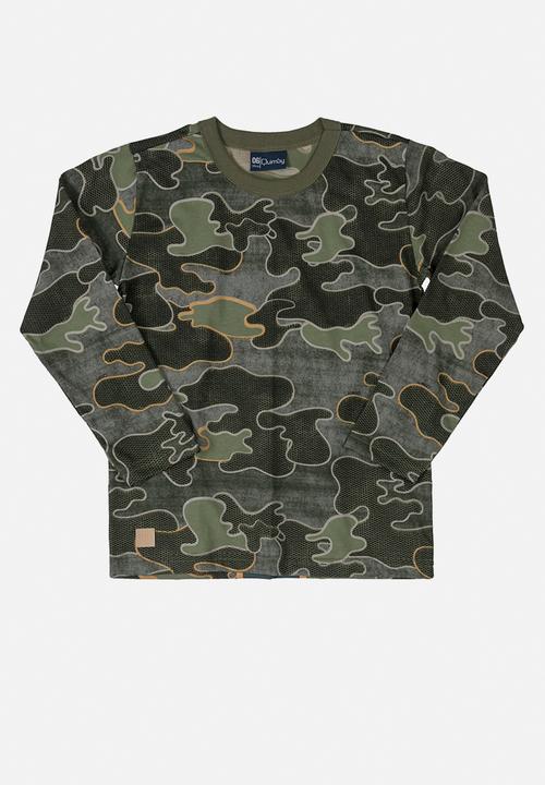 Quimby - Boys multi print tee - green