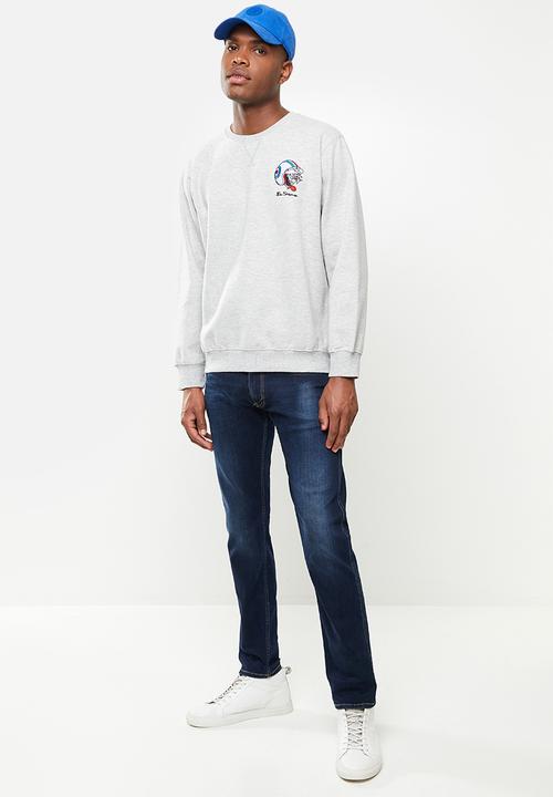 Ben Sherman - Cat crew tee - grey