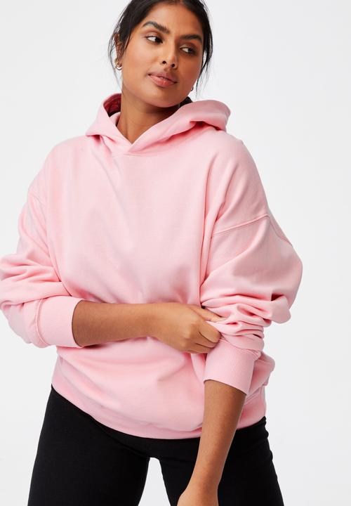 Cotton On - Curve classic hoodie - prism pink