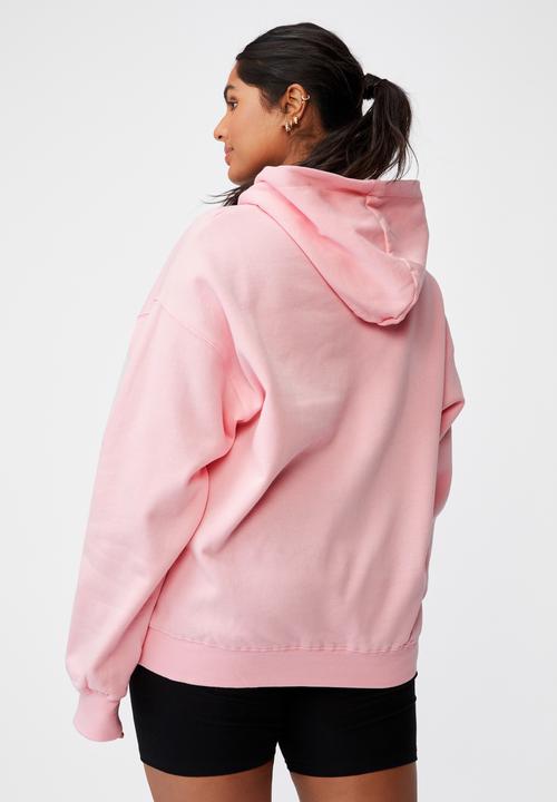 Cotton On - Curve classic hoodie - prism pink