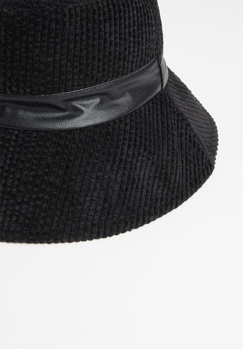Superbalist - Corduroy bucket hat - black